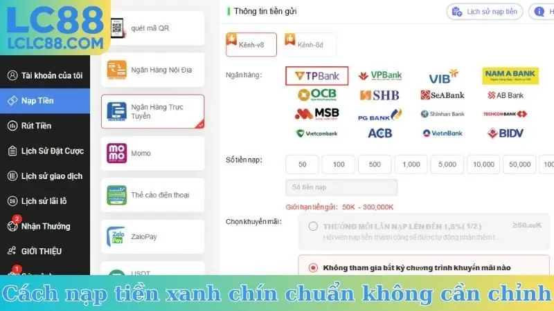 Cách nạp tiền xanh chín chuẩn không cần chỉnh